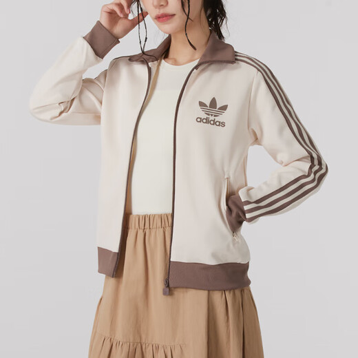 Adidas Clover Damenjacke 2025 Spring New Fashion Sportswear Casual Outdoor Top Strick Jacke JC5807 XL