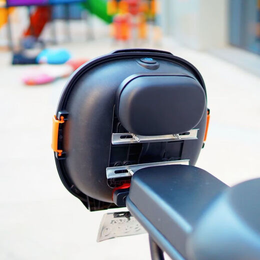 Elektroauto -Rucksackbox Hanging Trunk Scooter General Electric Motorcycle Heck Kofferraum kleiner Batterieauto Speicher [9928 Weiß + Installationsstreifen]