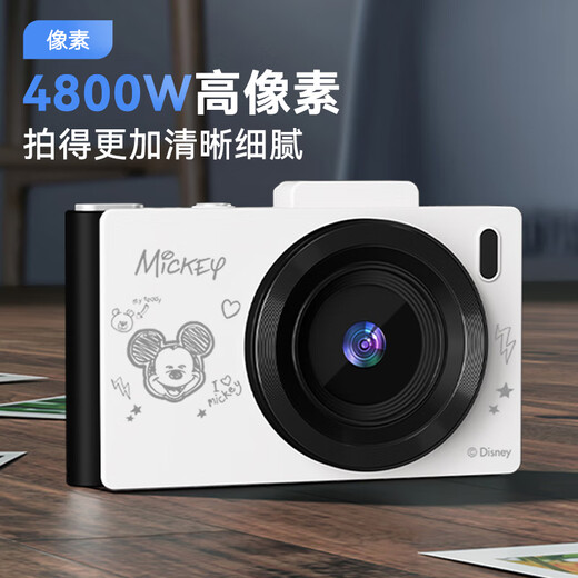 Disney Children Camera digital Cámara de mano portátil portátil Portable y trasero Do doble foto grabando regalo de cumpleaños de Mickey Boy and Girl