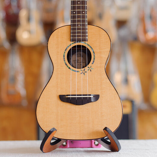 Rainiec-70 Sitika Spruce Single Single Ukulele Instrument de musique débutant Small Guitar Indian Rose Wood 23 pouces T-70 (26 pouces Sitika Spruce Full Single)