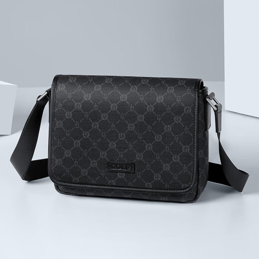Golf (GOLF) shoulder bag men's crossbody bag men's retro printed ipad mobile phone bag water-proof business commuting small square bag