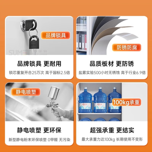 Yonghuan eight-door locker employee storage cabinet workshop storage cabinet cupboard shoe cabinet iron office cabinet against wall eight-door locker complete delivery damage compensation 1396mm