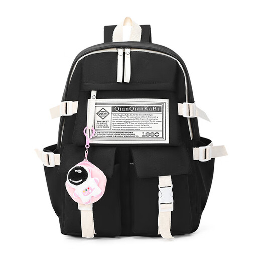 
OULUNCHI (OULUNCHI) high-end brand schoolbag for primary and secondary school students for women trendy and fashionable large capacity junior high school lightweight protection white [32*14*46CM]