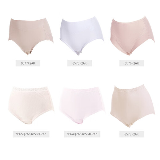 Dickes 2-Pair-2-Pair-täglich leicht bauchdichtes Spitzenhips bequeme Hochtülenpackung 693-Wasser-Pink-8573f2ak 2-Pair M ll Size_hip Circum 97-105c
