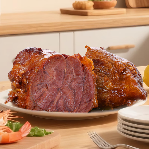 Kangxin Ranch open bag ready-to-eat beef 52g*10 bags fitness meal replacement braised beef cooked food cured meat small package snacks to carry with you