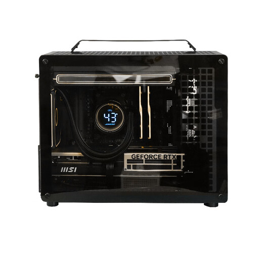 AMD Ryzen R7 9800X3D/5080/5070TI/RX9070XT without graphics card mini mini game ITX desktop computer host assembly computer thousand frames e-sports complete machine configuration three丨R7 9800X3D/9060XT 16G
