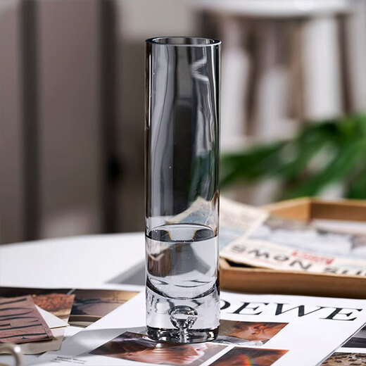 Jd fleurs vase Vase gris gris bas populaire vase à haut bond