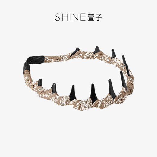 Xuanzi (SHINE) modern paisley series simple and elegant hairpins, fashionable and simple headbands, niche design, new birthday gift, blue 1 piece