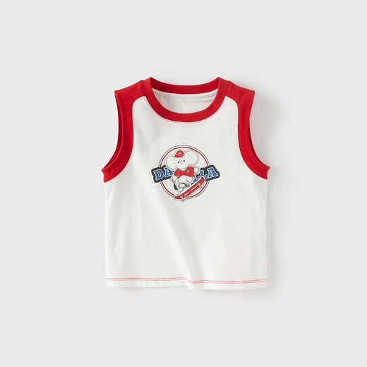 David Bella Sommerkleidung für Jungen Baumwolle ärmelloses Weste Kindersport-T-Shirt für Jungenbasishemd