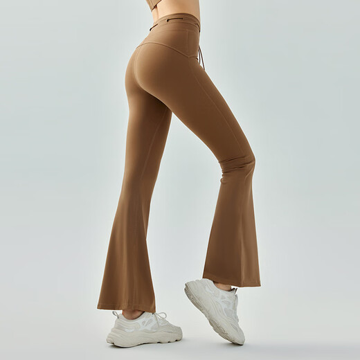 LULULMCCTN Sports Outdoor Yoga Pants Women's High Waist Hip Lifting Slim Fit Pilates Professional Training Micro-Large Fitness Pants Black XL