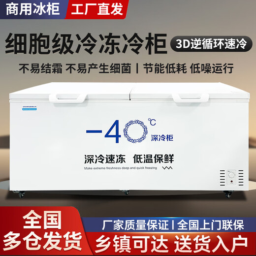 Flavi low temperature refrigeration freezer minus 50 degrees commercial glass door freezer display cabinet large capacity freezer 688 minus 40 degrees