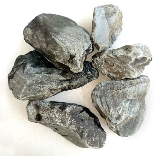 Fish tank stone ornamental stone aquarium decoration stream bluestone piece landscaping water and land tank original size fish shrimp turtle fake 80 tank size with 25 Jin Jin equal to 0.5 kg 10-12 pieces