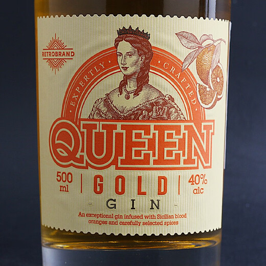 Fultuna Goldener Königin Gin Citrus Gin Gin Basis Wein Originalwein