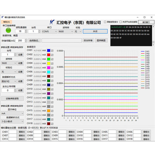 Yue Changsheng 3-channel RS485 analog acquisition module 0-5V/10V/30V/4-20mA voltage and current U 0-10V 3-channel isolation RS485
