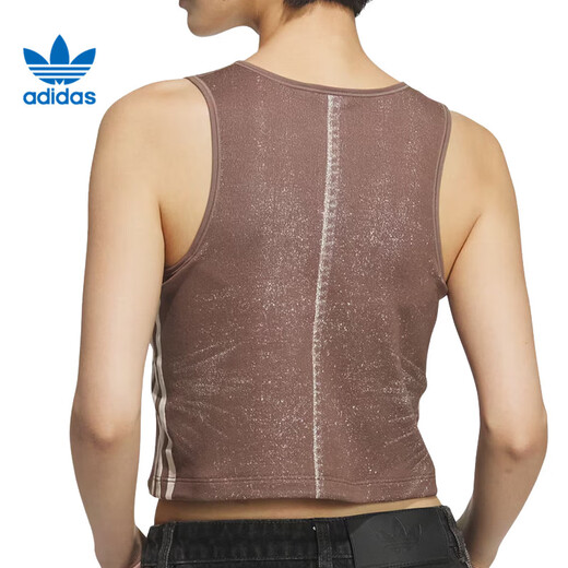 阿迪达斯 （adidas）三叶草女子夏季运动休闲无袖T恤KE3892 KE3892【2025夏季】 L