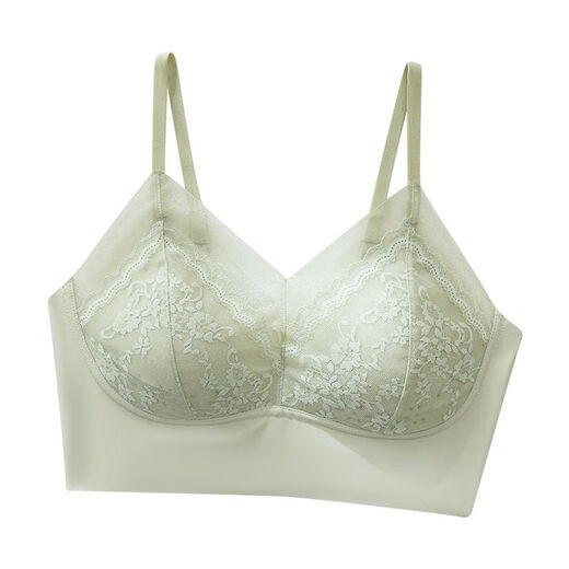 French lady's lace bra, chest straps, beautiful back all-in-one, no rims, push-up tube top bra, temperament skin 2XL XL (110-140Jin Jin equals 0.5kg)
