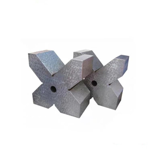 Yue Changsheng precision cast iron v-shaped frame 90 degree fitter marking v-shaped iron shaft type detection v-shaped block fixture correction v-shaped iron block multi-port iron 100*80*20 (pair)