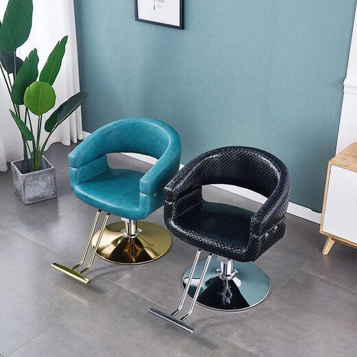 
Dilanmu Barber Shop Chair [3878 people praised] Haircut Chair Special Hair Cutting Chair for Hair Salon lifting and rotating simple off-white with foot pedal