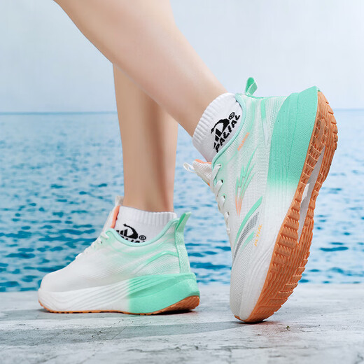 COOBAR BATAJE DE MUJER PARA MUJERES Ultra Ligas Sports Sports Mesh Running Zapatos Red Red Red 7Pro BA 866-White Green 37