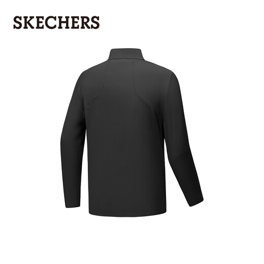 Skechers 2025 autumn men's long-sleeved T-shirt sweatshirt bottoming shirt sportswear casual stretch top P425M143