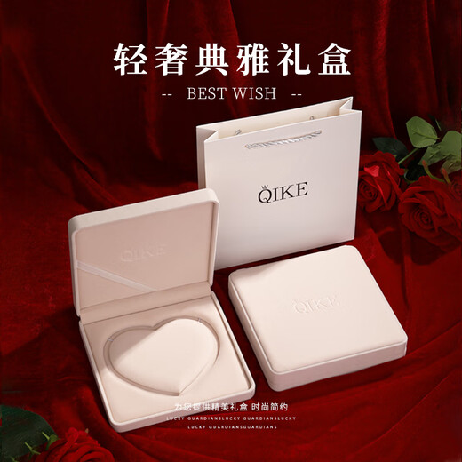 Qike Pearl Necklace Full Bead Chain Genuine Natural Freshwater Light Luxury Commemorative Birthday Gift for Wife, Mom and Mother-in-law