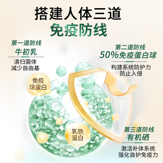 ROYOU Organic Selenium royou Immunoglobulin Resistance Children's Adult Constitution Loyuning Beef Colostarch Capsules [Immunoglobulin] 60 capsules * 1 bottle