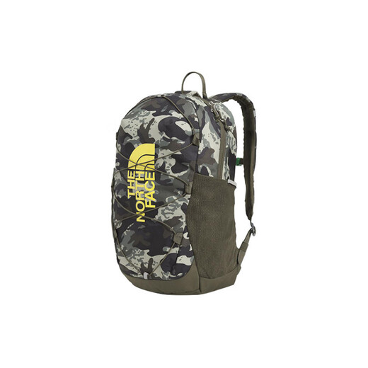 North Face Sports Zipper Apertura y cierre Otros materiales Mochila mochila mochila regular de hombres y mujeres camuflaje de camuflaje de camuflaje