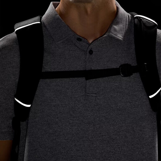 lululemon露露乐蒙Double-Zip22L双拉链百搭通勤再生聚酯纤维双肩包男女同 黑色