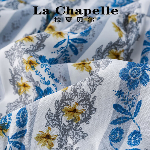 La Chapelle [La Chapelle] Sommer Fashion Vacation Storm Bohemian Kleid LD1585 Blau 110 110 Vorschläge/Höhe 100-