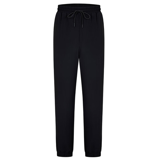 BOSIDENG 2024 new winter women's down pants elastic high waist casual sports versatile leg thickened trousers black 8056 XS 155/62A