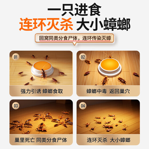 Green Leaf Cockroach Killing Gel Bait Cockroach Killing Cockroach Convenient Patch Cockroach Killing Insecticide 24 pieces 4017/3