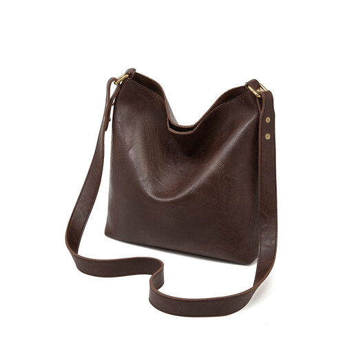 金狐狸女士包包女包2025年新款轻奢单肩斜挎包圣诞节生日礼物送老婆女友 咖色