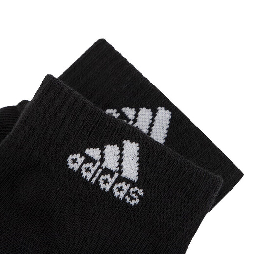 阿迪达斯（adidas）官方男袜女袜 2025秋季新款运动袜子跑步透气休闲中筒袜长袜子 IC1283/中麻灰/白/黑色 S建议[35码-38码]