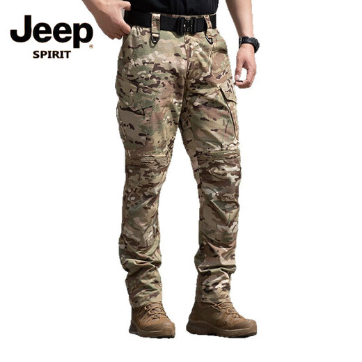 JEEP SPIRIT2025 New Outdoor Tactical Pants Men's Summer Thin Archon 511 Combat Workwear Long Pants Anti-scratch and Wear-Resistant Black L