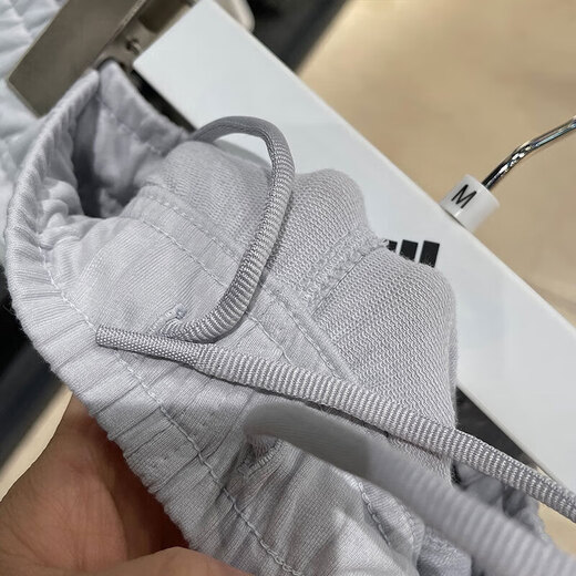 阿迪达斯 （adidas）运动裤男裤2025春秋休闲裤针织裤宽松舒适透气长裤卫裤 IP3927/浅灰 L