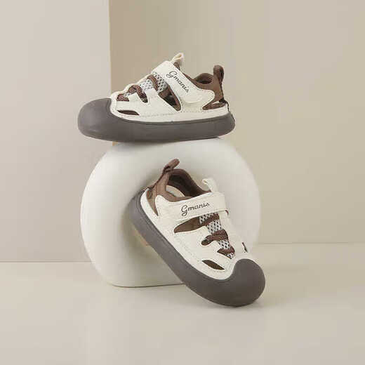 Official website Fangjian Dianqi Summer Fashion New Children's Sandals Boys Baotou Anti-kick Holes Shoes Female Baby Toddler Pink 27 Inner Length 17cm