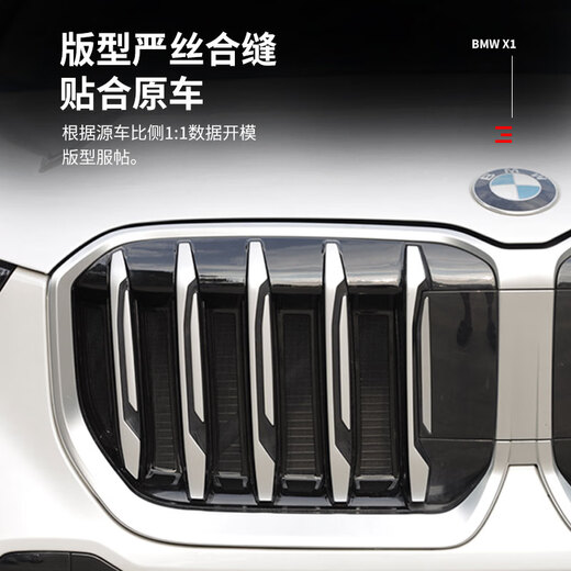 Meixi is suitable for 23-25 BMW X1 central grid insect-proof net snap-in air intake protection water tank protection net modification BMW X1 on insect-proof net [M sports model] BMW X12023-2024
