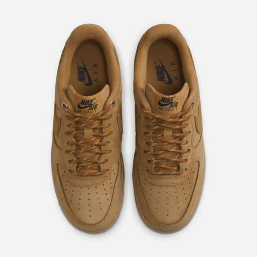 Nike (NIKE) official AIR FORCE 1 Women's Air Force No. 1 Sports Shoes Glue Sole FZ7372 200 Linen/Wheat Yellow/Rubber Light Brown/Black/Team Gold 38.5
