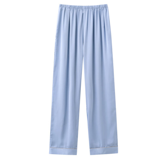 
Modal ice and snow silk pajama pants for men in summer cool mosquito-resistant pants wide-leg pants casual and versatile loose large size thin style for outside wear OMMK15906 L