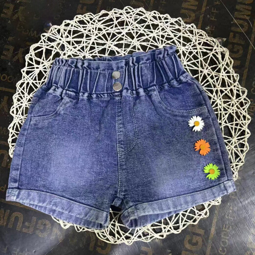 Yunyouli (Yunyouli) Girls Summer Clothing Coréen Style Shorts Stretch Jeans 6227 90 cm