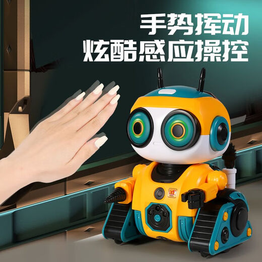 2024 Neue Gestenerkennung Fernbedienung intelligenter Roboter Elektrisches Programmieren zur Begleitung von Kindern, Jungen- und Mädchen -Spielzeug -Rundenmodell - Geste -Erfassungsaufnahme und singen und tanzendem Kampfkunst Single Electric Ladargable Battery