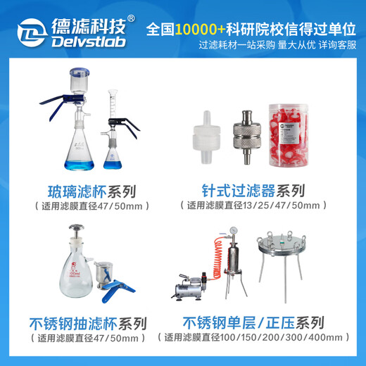 德滤一次性大孔径针式滤头有机尼龙滤膜实验室检测分析细胞过滤器 尼龙6625mm0.22um[100个/罐]