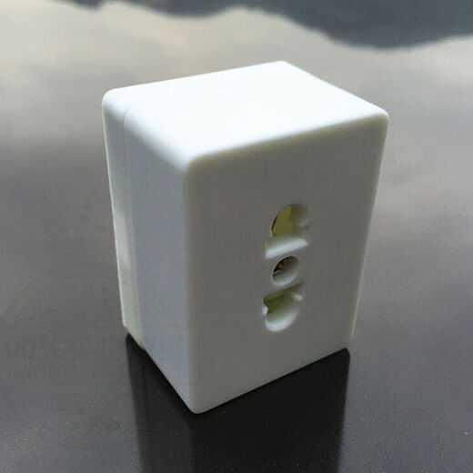 Two-hole plug, surface-mounted two-eye socket, bakelite socket, property community charging socket, square socket (pack of 10) square two-hole (pack of 10 in a box)