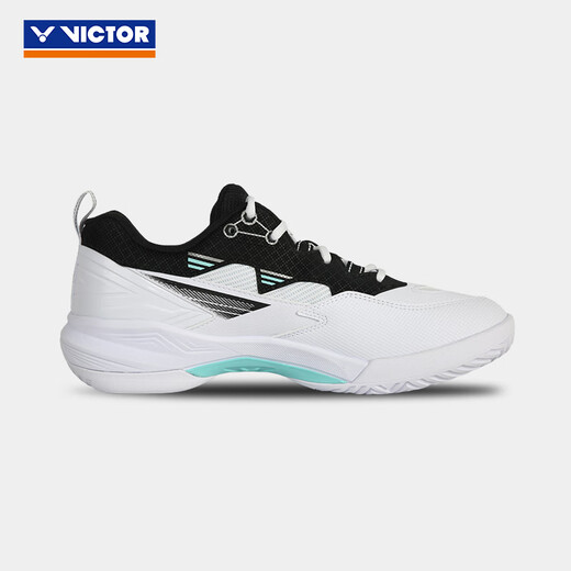 VICTOR victory badminton shoes 2025 new arrival anti-slip shock-absorbing sports shoes for men and women C90NLite C90HP AC white and black 41 (265mm)