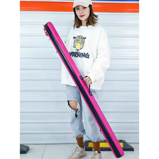 MPPMCK pink hard shell fishing rod bag waterproof wear-resistant single shoulder small portable capacity large capacity women's bag pink 15566 cm 240309Y