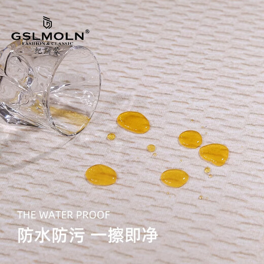GSLMOLN客厅地毯【升级加厚质感】轻奢卧室奶油风免洗可擦沙发茶几毯 泽洋-9926 140cm*200cm