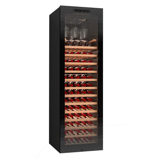 Vinocave wine cabinet constant temperature wine cabinet non-embedded moisturizing compressor home living room fresh wine refrigerated storage display cabinet office beverage ice bar ultra-thin model CWC-280A- 108 bottles