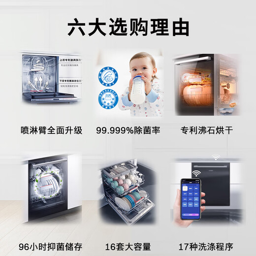 Bosch (BOSCH) Bosch 16 sets Black Knight dishwasher zeolite drying extra large capacity B00C SJU6ZMB00C 16 sets black