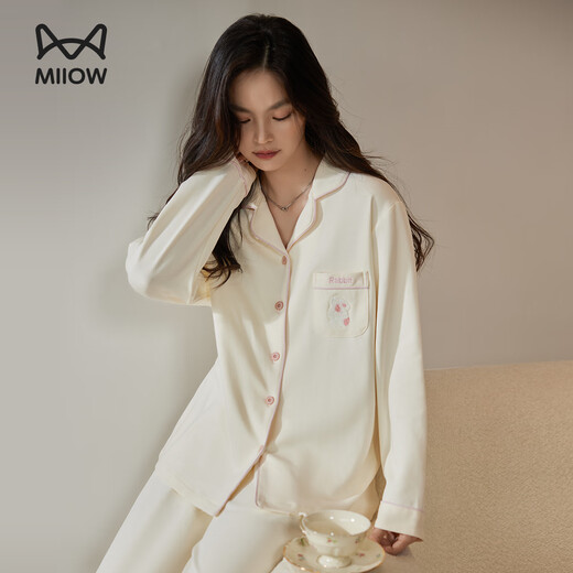Catman [100% reine Baumwolle] 25-jährige neue Frauenpyjama-Frauen-Frauenanzug High-End-Sommer-Heimkleidung für Frauen