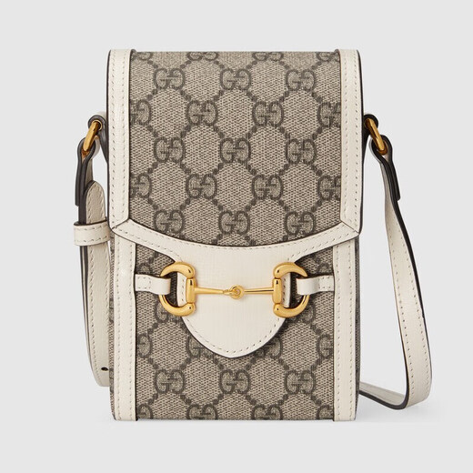 
Gucci (GUCCI)[618] Women's Bag GG Marmont Mini Leather Crossbody Bag White Bucket Bag Baccarat 1955 Mobile Phone Bag White 625615 92TCG 9761